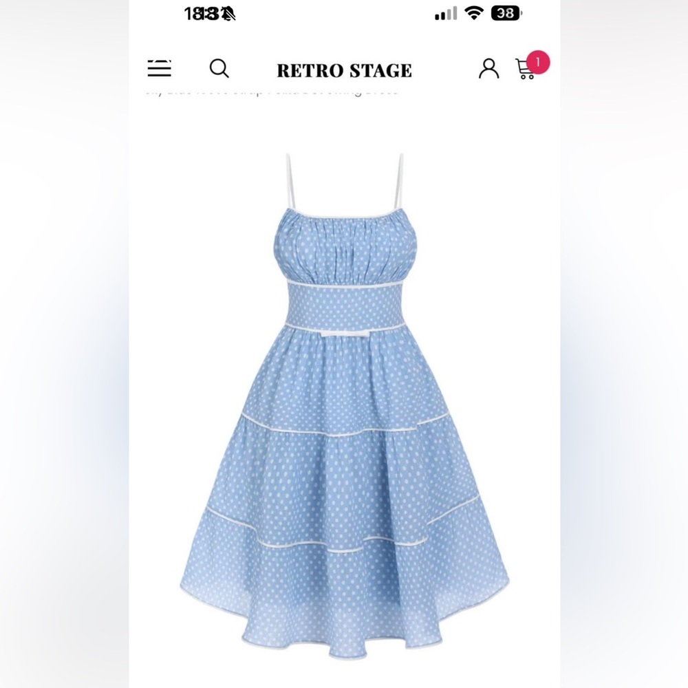 Retro stage Marilyn inspired dress size medium. New with tags.